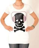Blusa caveira com manga